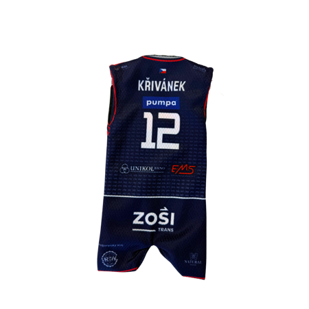 Fan minidres Basket Brno 25-26 Křivánek červená